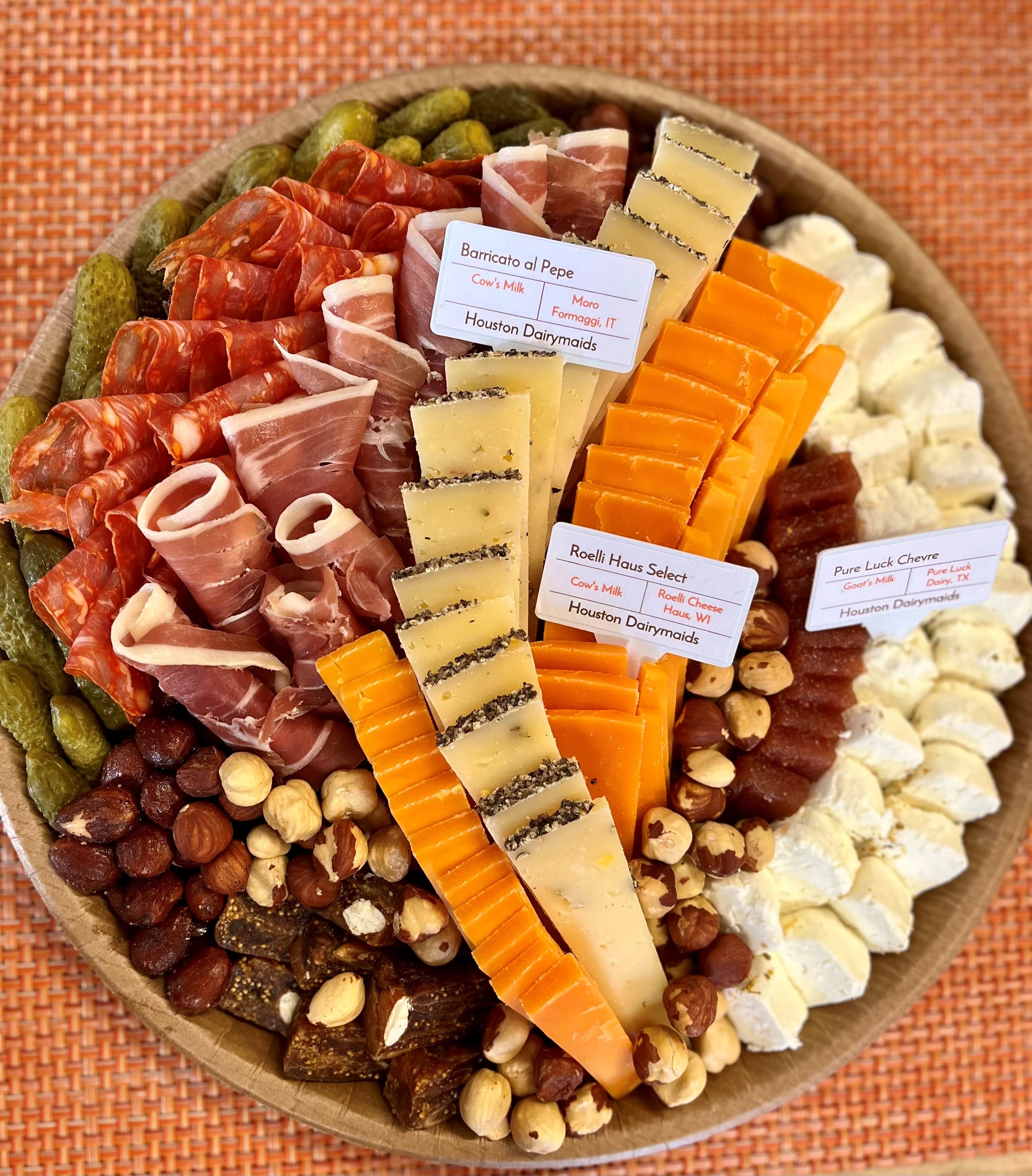 Cheese Trays Houston Dairymaids